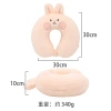 Customized IP peripheral extension products of the imitation rabbit fur rabbit series U-shaped pillow, throw pillow, plush toy, massage and hammer seat cushion Specification image